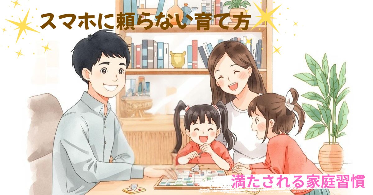 子どもがスマホを見すぎる原因と対策｜読書習慣で自然に減らす家庭の工夫